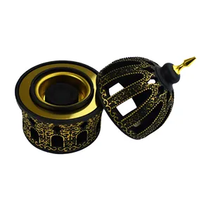 Quemador de Incienso Árabe Religioso de Latón Negro, Decoración para el Hogar y la Oficina, el Mejor Difusor de Aromaterapia Natural - Product Image 2