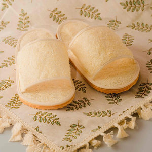 HOT SELLING Handmade Loofah <b>Slipper</b> Eco Spa Footwear Perfect for hotel, accommodation and resort from Vietnam - Product Image 4