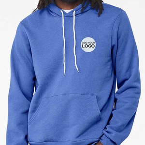 <b>Men</b> Women's Casual Winter Hoodies Long Sleeve <b>Drawstring</b> Pullover Fleece 100% Cotton Digital Printing - Product Image 6