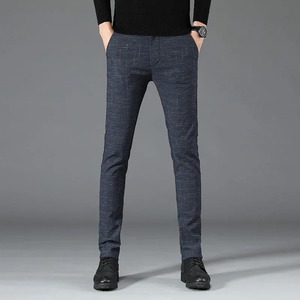 Pantalones de mezclilla nuevos de alta calidad 2025, pantalones casuales ajustados personalizados, pantalones vaqueros transpirables de algodón orgánico 100% para hombre - Product Image 1