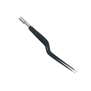 Pinces bipolaires européennes antiadhésives en plastique à baïonnette, 18 cm, pointe large de 2 mm, réutilisables, pour coagulation chirurgicale - Product Image 3