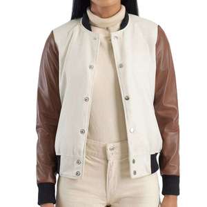 Chaqueta Letterman Personalizada con Logotipo, Nueva, de Alta Calidad, Último Estilo, Manga Regular para Invierno, Chaqueta Letterman para Mujer al por Mayor - Product Image 4