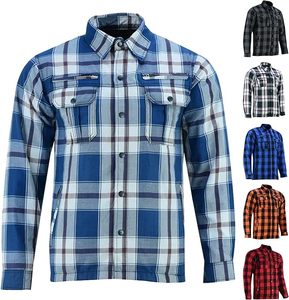 Flanelle d'hiver coupe-vent pour moto, prête à rouler, avec des carreaux classiques cachés pour une protection optimale, haute performance - Product Image 1