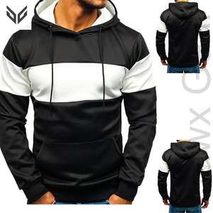 เสื้อมีฮู้ดแบบสวมหัวของผู้ชายผ้าฟลีซซับในผ้าพิมพ์ลายแฟชั่นสำหรับฤดูหนาว - Product Image 5