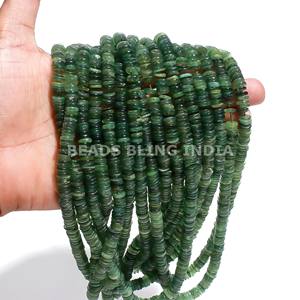 Aventurina verde natural de alta calidad superventas 16 "6-8mm AAA Aventurina verde cuentas de piedras preciosas Lisas para la fabricación de joyas artesanales - Product Image 1