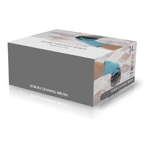 Brosse à récurer à poils moyens de haute qualité, brosse de nettoyage en plastique pour sols et murs - Product Image 2