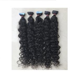 Extensions de cheveux à bande brésilienne, vente en gros, bande de cheveux bouclés, bande de cheveux, dessin unique pour femmes noires et blanches - Product Image 1