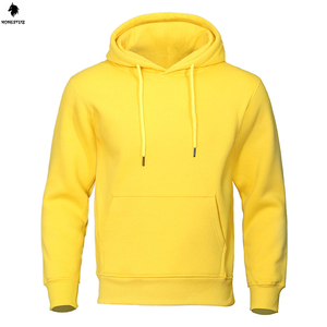 เสื้อฮู้ดผู้ชายปักโลโก้ตามสั่ง ผ้าฟลีซ 100% คอตตอน สวมใส่สบายสำหรับฤดูหนาว ลายพิมพ์นูน 3 มิติ ด้วยเทคนิคการพิมพ์สกรีน - Product Image 1