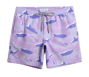 Shorts de plage pour hommes personnalisés avec impression intégrale par sublimation, style streetwear, été, grande taille, motif uni avec logo personnalisé - Product Image 3