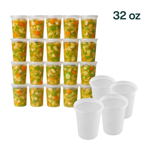 ProTakeOut [34 Oz] Heavy-Duty PP Deli Containers with Lids 50 <b>Sets</b> <b>Microwave</b> & Freezer Safe Durable Leak-Resistant - Product Image 6