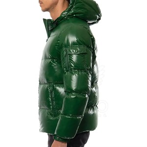 Veste matelassée pour homme, de luxe, chaude, camouflage printanier, formelle, de haute qualité, enduite, ample, imperméable, coupe-vent, avec logo sur le devant - Product Image 3
