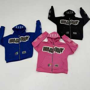 Sudadera con Capucha Extra Grande de Estilo Vintage, Lavada, con Cierre, para Hombre, Fabricante al por Mayor, OEM, Personalizada - Product Image 1