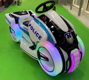 Nouvelle voiture à bascule en fibre de verre pour enfants, divertissement interactif parent-enfant, intérieur/extérieur, centre commercial - Product Image 1