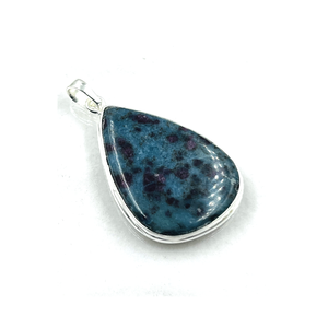 จี้เพชรทับทิม kyanite เครื่องประดับเงินสเตอริ่งพร้อมเสน่ห์สำหรับเด็กช้อปปิ้งออนไลน์ในอินเดีย - Product Image 2