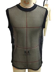 Camiseta sin mangas informal de punto transpirable y ecológica para hombre, para verano, con logotipo personalizado, 100% algodón, de secado rápido, para gimnasio y fitness - Product Image 2