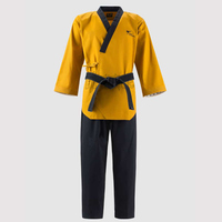 Fabrika toptan özel Logo WTF ITF tekvando Poomsae üniforma Poom Dobok