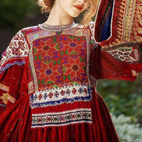 Belle robe africaine de qualité, robe traditionnelle africaine/Pakistan, vintage, Tribal Banjara