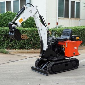 Mini Excavadora AM-08 de 0.8 Toneladas, Sistema Totalmente Hidráulico con Motor y Bomba, Alta Potencia de Excavación, Accesorios Negros - Product Image 4