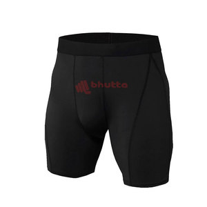 Pantalones Cortos de Compresión Deportivos para Hombre, Diseño Nuevo y Personalizable, con Logotipo, Sólidos, Casuales, con Capa Inferior de Spandex, Secado Rápido, Ajuste Cómodo - Product Image 1