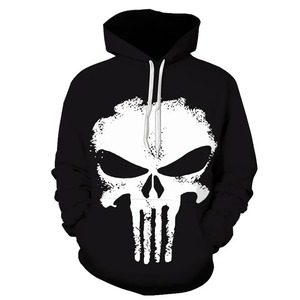 Sweat-shirt décontracté à capuche pour homme avec impression numérique 3D, design doublé pour l'hiver, streetwear et cosplay anime, méthode de tissage tricoté - Product Image 2