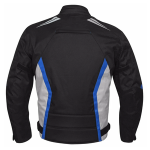 Men Cordura Waterproof CE Armoured Textile Motorcycle Jackets Blue/Black Adventuring Windproof Motorbike Jacket For Men - Product Image 3