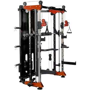 Système de musculation à domicile - Appareil de fitness fonctionnel français Smith & Rack avec câble pour barre, entraînement complet du corps et conditionnement physique - Product Image 2