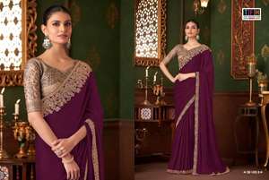 Pioneer Chiffon Soie Saree Banglori Soie Blouse Vente en gros de saris en Inde - Product Image 6