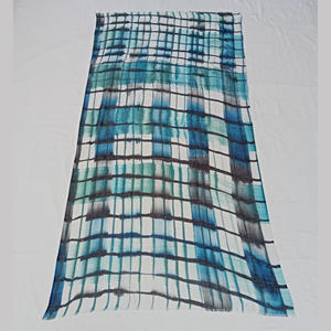 Chal de algodón modal 100% sin costuras de tartán para mujer, estampado Digital, textura suave, último diseñador de moda, aspecto moderno, precio barato - Product Image 4