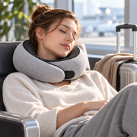 Oreiller de voyage en forme de U pour le cou, oreiller de soutien cervical pour avion, voiture, sommeil, repos, maison, bureau, OEM