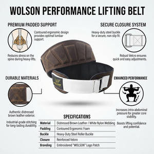 Ceinture de levage professionnelle en EVA respirante avec fermeture auto-agrippante, soutien ergonomique du dos, légère, idéale pour la gym, les squats, les soulevés de terre et le fitness - Product Image 4