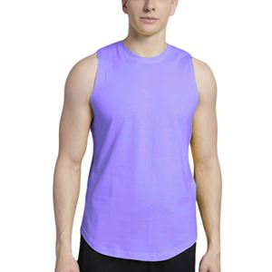 Camisetas sin mangas de algodón informales para hombre Chaleco 100% de algodón para hombre - Product Image 3
