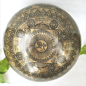 Cuencos de arte especial tibetano hechos a mano para cantar, artesanías de metal, hechos en nepalés, perfectos para meditación y curación - Product Image 3