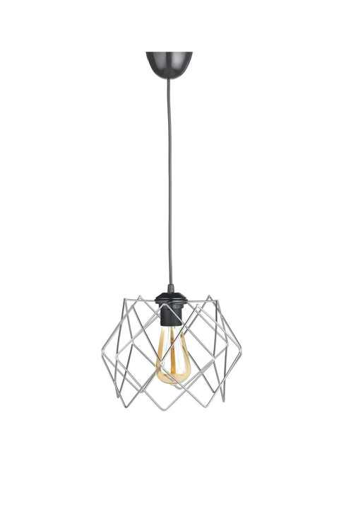 MHK Collection Black Design Multi-Square Chandelier with White Mica Glass