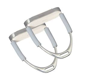 Recién llegado, estribos de caballo saltador, agarre de seguridad ajustable ligero de acero inoxidable, suministro de fábrica OEM ecuestre - Product Image 2