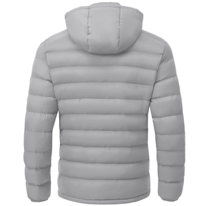 New Custom Logo Hooded Coated Winter Puffer <b>Jackets</b> for <b>Men</b> with <b>Long</b> Sleeves Breathable for Wholesale Price - Product Image 4