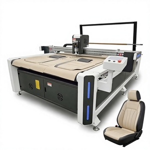 NUEVA Máquina de Corte de Cuero CNC de Alta Precisión, Corte con Cuchilla, Semiautomática, 1600 x 2500 mm, para Cortar Fundas de Asientos de Coche - Product Image 1