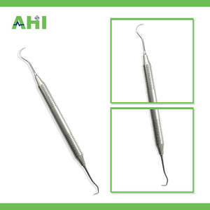 Escariador Dental Manual de Primera Calidad con Certificación CE Clase I, para Dientes Interproximales, Cervicales y Anteriores, Equipo de Acero Inoxidable - Product Image 5