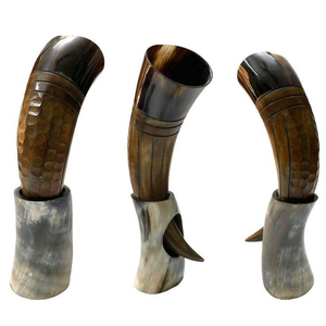 La mejor calidad de cuerno vikingo para beber Cuerno vikingo tallado antiguo pulido Exportador de cuerno para beber de la India por Artesanías de lujo - Product Image 5