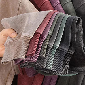 Sweat à capuche unisexe en coton vintage lavé 350GSM avec logo personnalisé, taille 2XL pour homme - Product Image 3