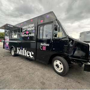 Camions de restauration mobiles haut de gamme entièrement équipés, remorques de cuisine en acier inoxydable, caractéristiques résistantes à la rouille pour la vente de collations, camions de restauration - Product Image 2