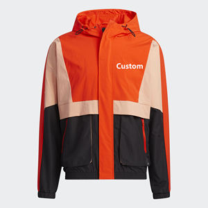 2025 Diseño de logotipo personalizado Primavera Poliéster ligero Cortavientos Al Aire Libre Tallas grandes Chaquetas de hombre - Product Image 1