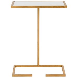 Forme carrée blanc aspect fantaisie salon Table basse grande taille cadre couleur or avec dessus en marbre fournitures de décoration de salon - Product Image 2