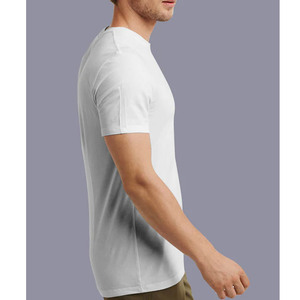 เสื้อทีเชิ้ตลูกเรือ CVC N6210พรีเมี่ยมสำหรับผู้ชายดีไซน์ใหม่ทำโลโก้ได้ตามต้องการวัสดุเส้นใยคอตตอน/ไม้ไผ่ - Product Image 4