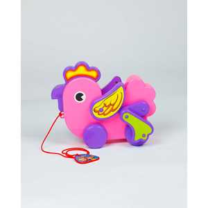 Juguete de Gallo de Arrastre Hecho de Plástico Resistente - Product Image 2