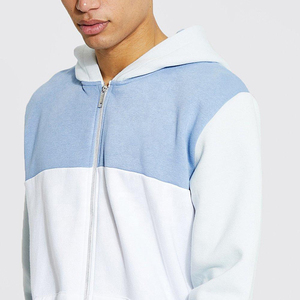 Ensemble de survêtement de sport pour homme, design tendance, 100% coton respirant, fermeture éclair, en vente - Product Image 3