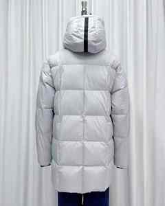 Custom Logo Casual Waterproof Breathable Coated Plus Fleece Zip-Up Hooded <b>Parka</b> Windbreaker Jacket <b>for</b> <b>Women</b> and Men - Product Image 2