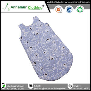 Sac de couchage pour bébé 100 coton biologique à prix abordable avec sac de couchage personnalisé pour bébé unisexe certifié Inde - Product Image 4