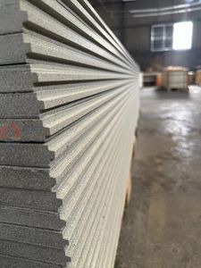 Système mural et <span class=keywords><strong>de</strong></span> sol standard en panneaux MGO, matériau en oxyde <span class=keywords><strong>de</strong></span> magnésium, ignifuge, extérieur, perlite MgSO4 - Product Image 5