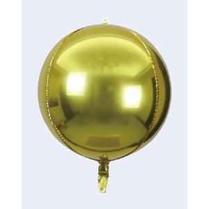 Party Love Balloon 4D Gold 56cm 22in 12 pcs <b>Bag</b> - Product Image 1
