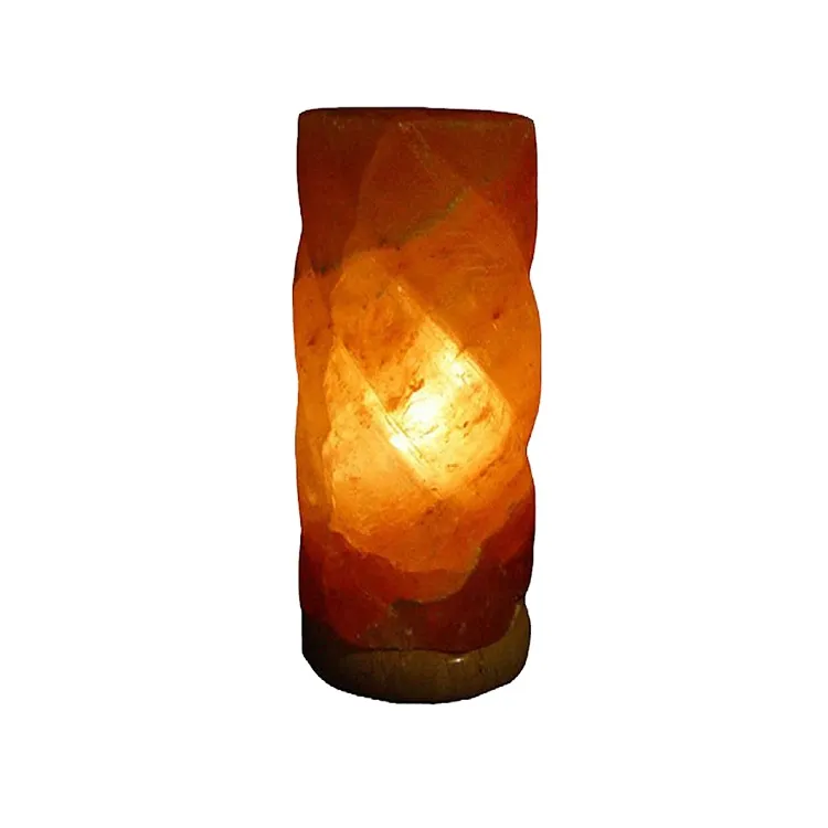 2024 Himalayan hand carved craft crystal Organic Material salt night ball shape Himalayan salt lamp Fire Bowl with Round ball